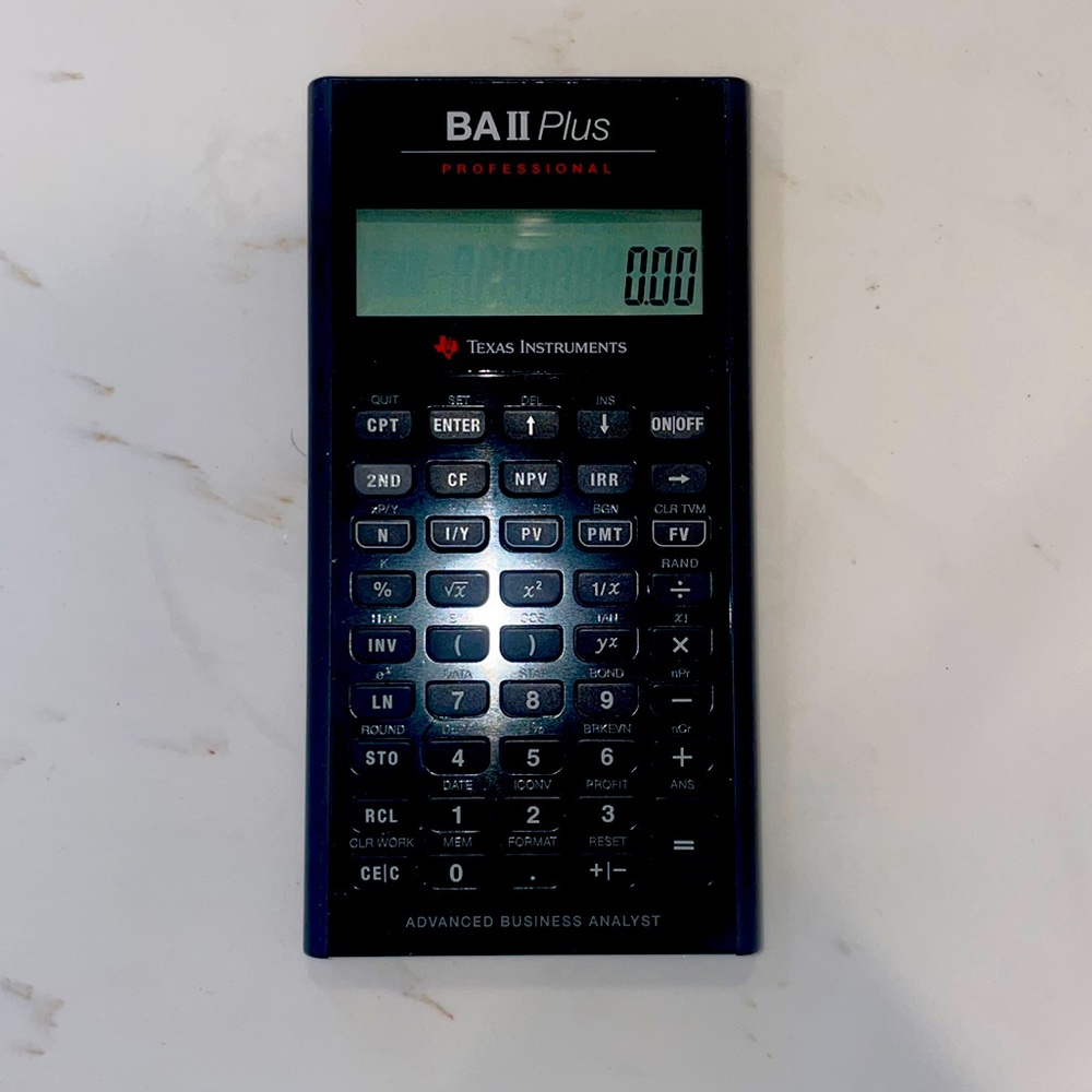 BA II Plus™ Professional Financial Calculator
